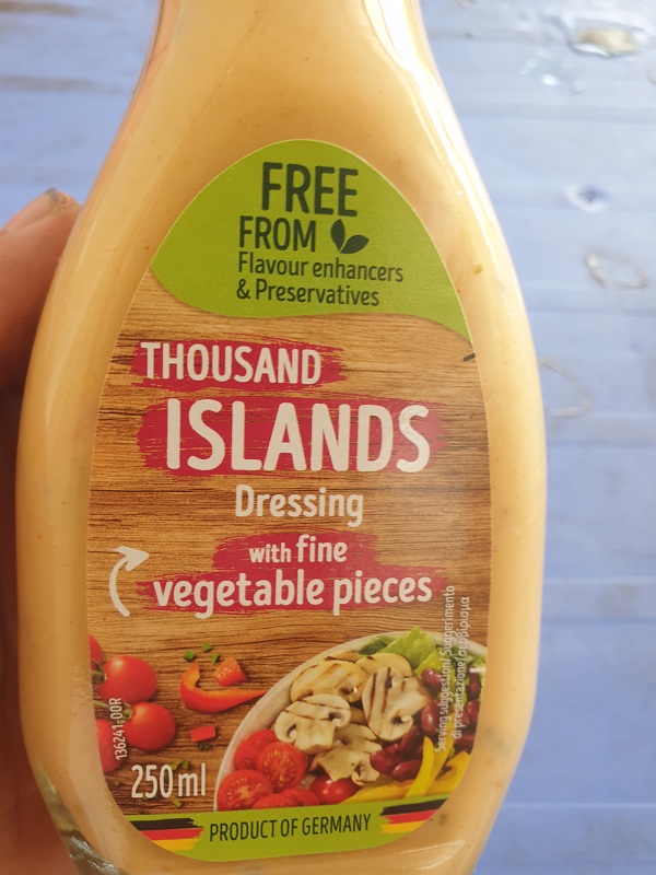 Sốt Trộn Salad Thousand Islands Kuehne chai 250ml nhập khẩu Đức