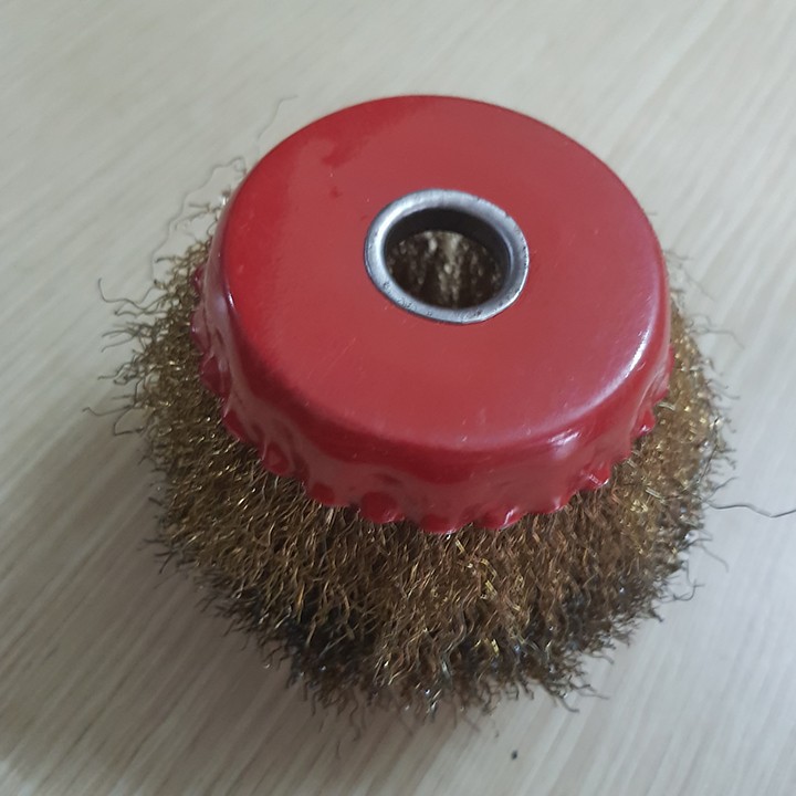 Combo 2 bát đánh gỉ đỏ sợi đồng cho máy mài cầm tay