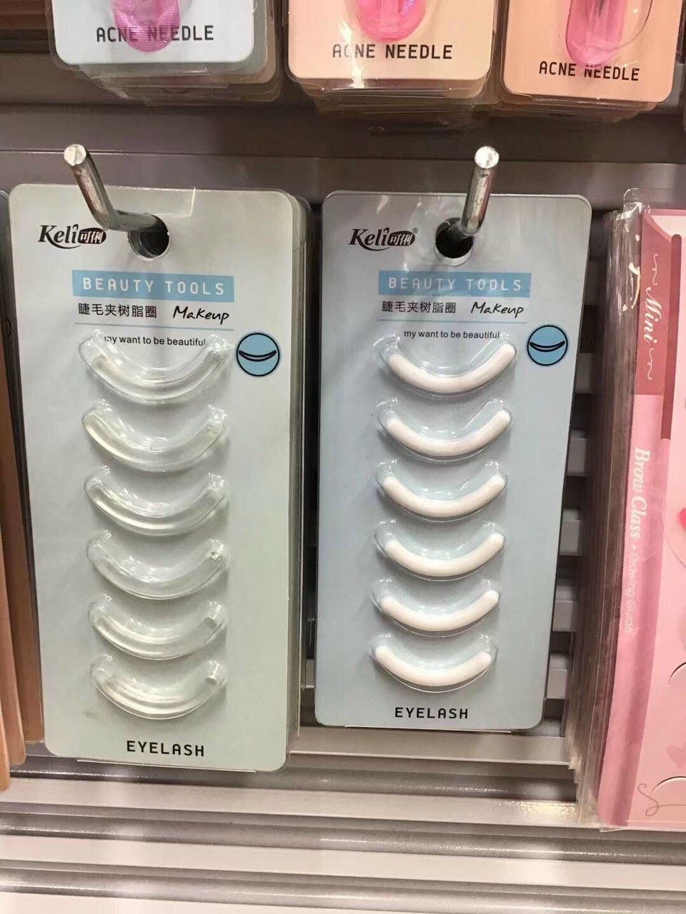 Bộ vĩ 6 miếng đệm bấm mi KeLi