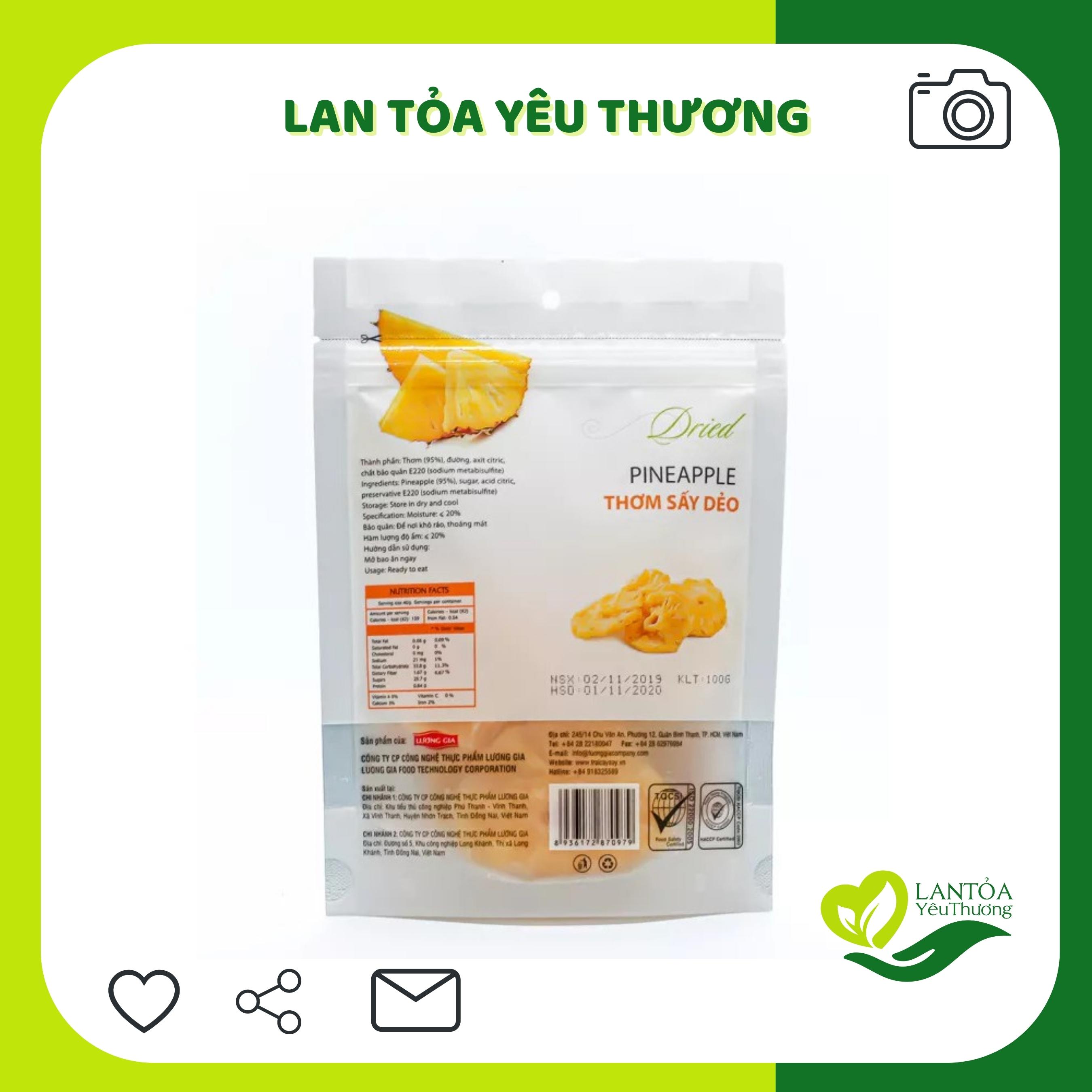 Thơm sấy dẻo Ohla 100g