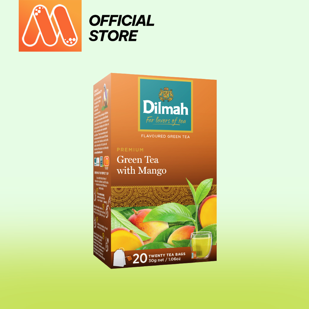 Trà Xanh Dilmah Vị Xoài - Mango 30g (mới)
