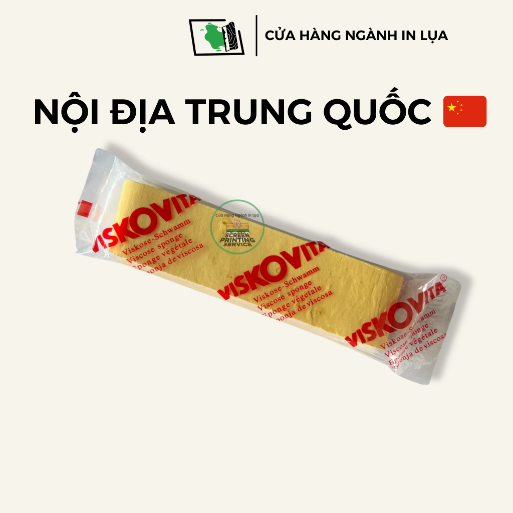 Miếng bọt biển Viskovita Spontex , miếng bọt biển thấm hút nước