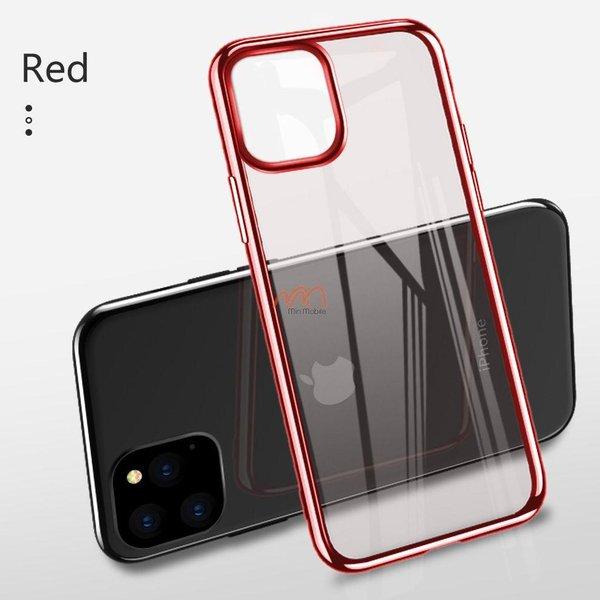 Ốp lưng mỏng viền màu iphone 11 pro 11 pro max 11 x level