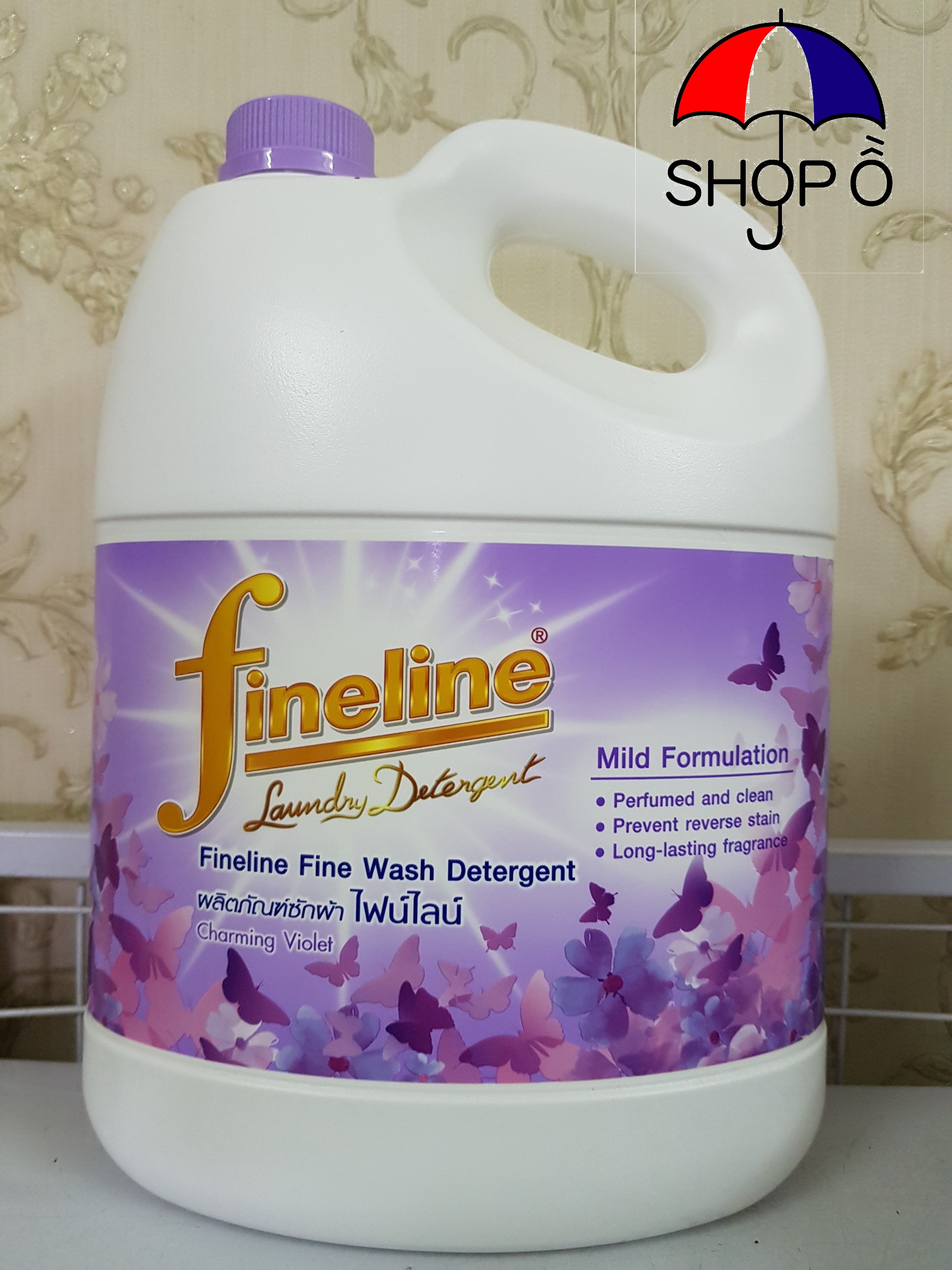 [HCM]Combo 2 can nước giặt Fineline 3000ml màu tím