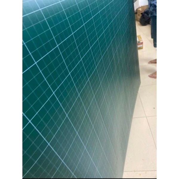 bảng decal dán tường kẻ ô li viết phấn