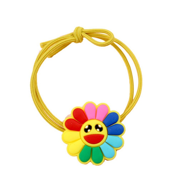 5 PCs solar flower hair band PK - HMT