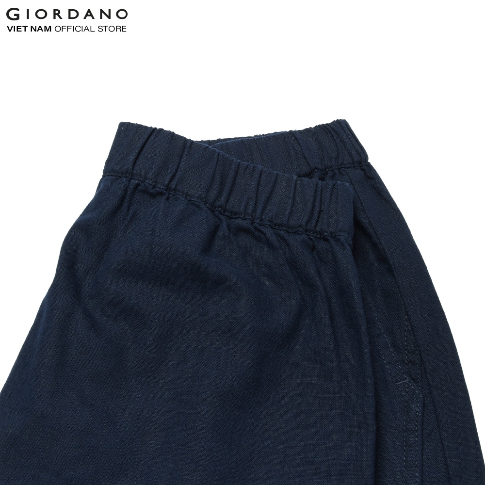 Quần Lửng Linen Capri Nữ Giordano 05420228