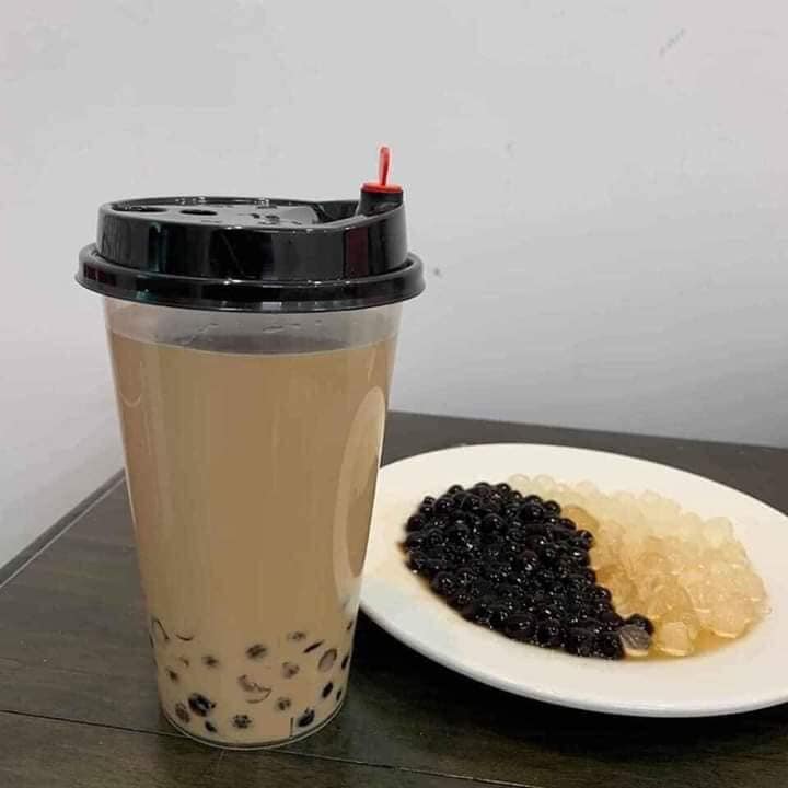 Set hồng trà sữa