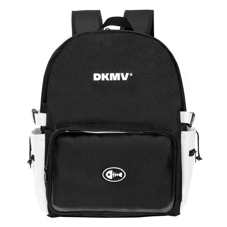 Balo nữ học sinh đi học màu đen DKMV Mixed Pocket Backpack