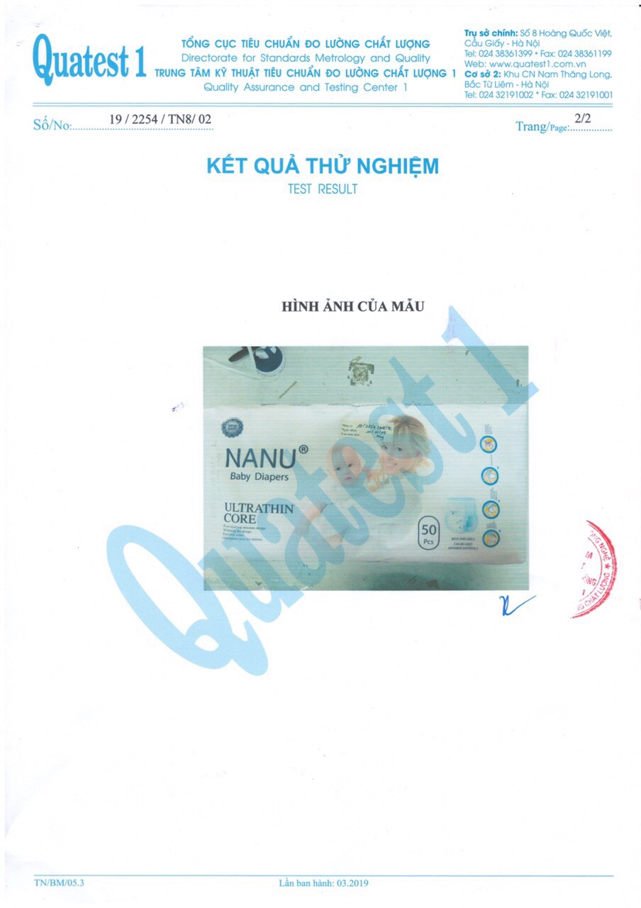 Combo 100 miếng TÃ/BỈM DÁN NANU size S M
