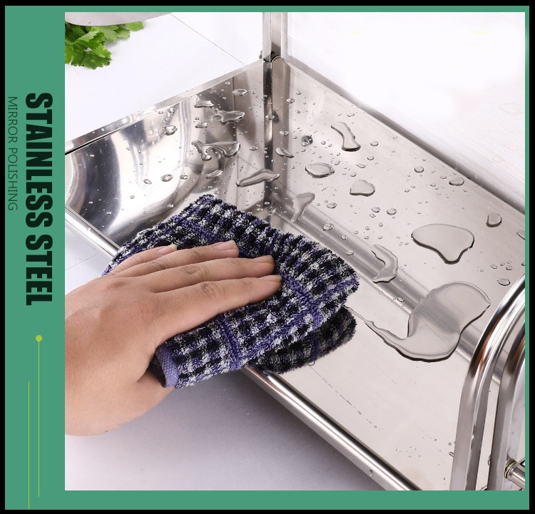 Kệ gia vị inox 2 tầng 30x22x45