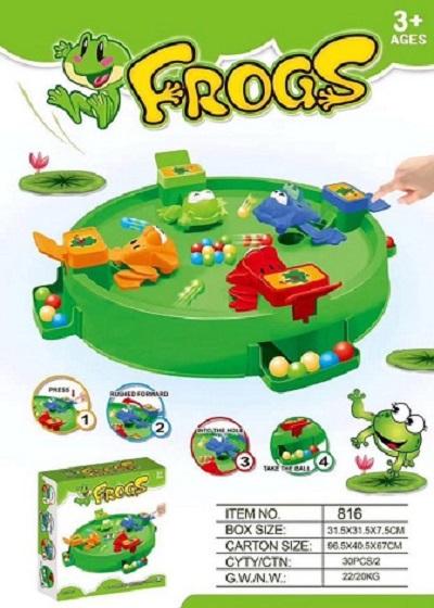 TRÒ CHƠI NHỮNG CHÚ ẾCH ĂN BI CHƠI ĐƯỢC 4 NGƯỜI, bộ đồ chơi trong nhà cho 4 người