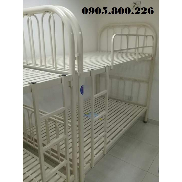 Giường sắt 2 tầng _ngang 1mx2m_giao hàng
