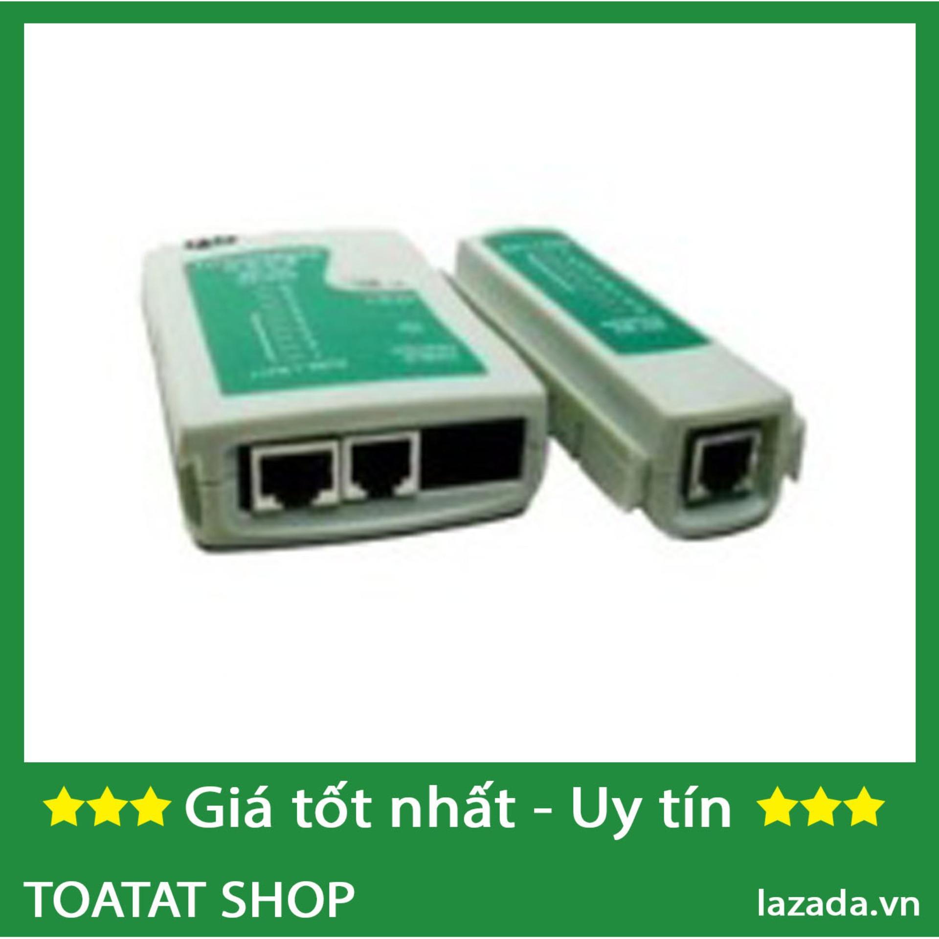 Hộp test mạng đa năng China RJ11/45 (Trắng phối xanh)