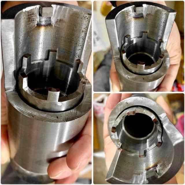 Bộ tuýp lồng mở cổ xe yamaha CNC