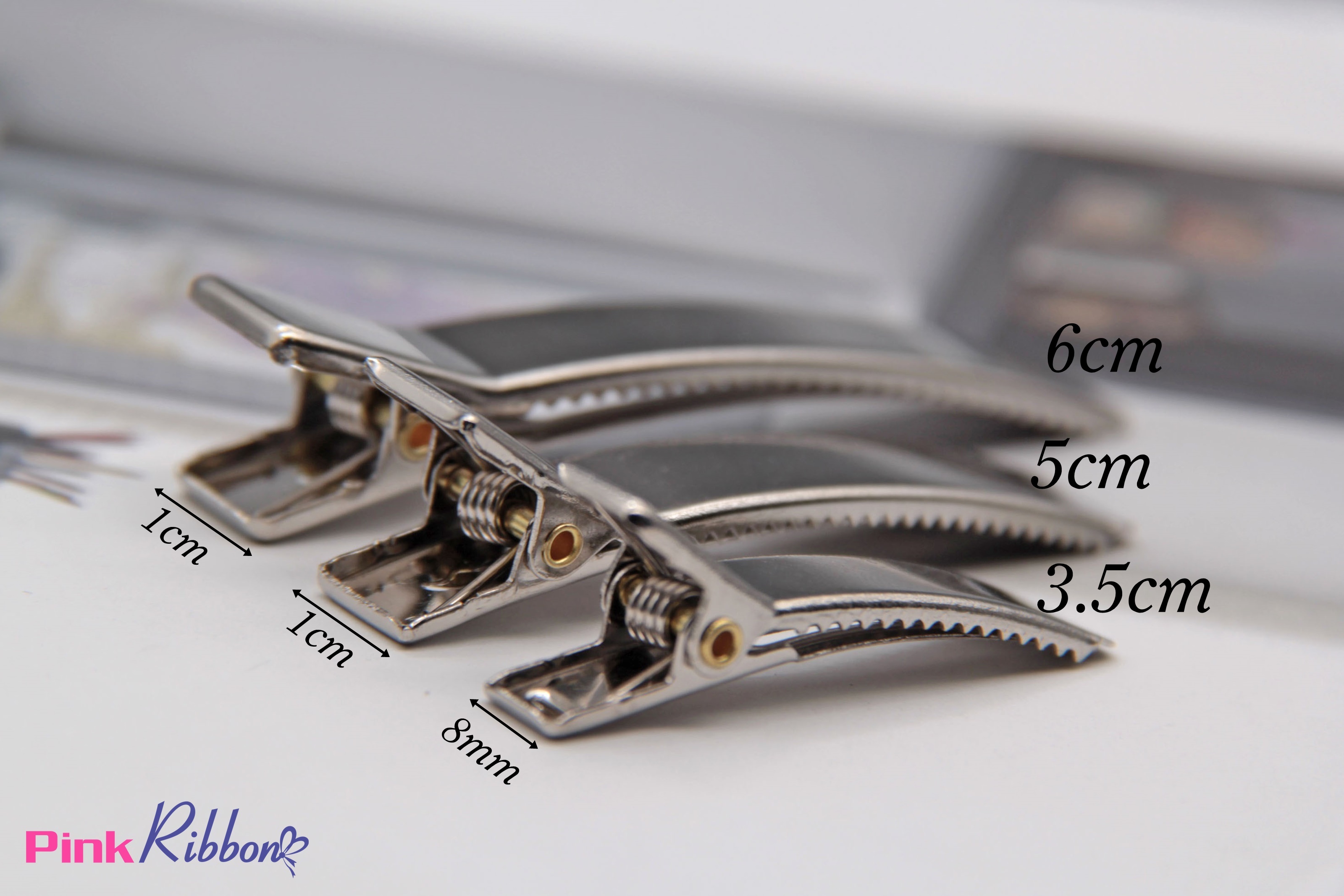 SET 5C - Kẹp cá sấu có răng HÀNG CAO CẤP (3.5cm-5cm-6cm)