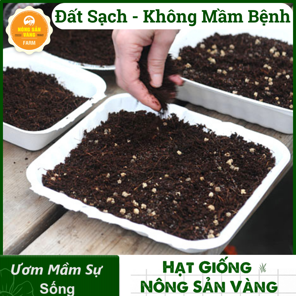 Đất sạch LAVAMIX 6.5 dm3, Đất hữu cơ đa dụng - Nông Sản Vàng