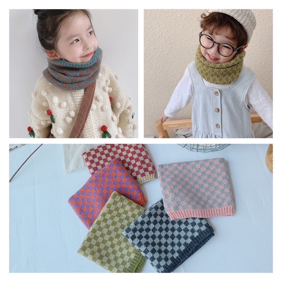 Khăn choàng giữ ấm cho Bé(16 Màu) N602