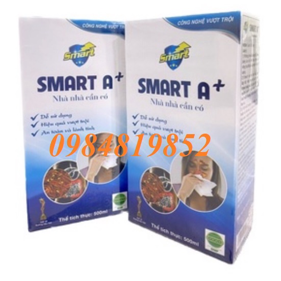 [MẪU MỚI] COMBO 3 Nước A - Dung dịch sát khuẩn Anolyte - Smart A+- chai 500ml
