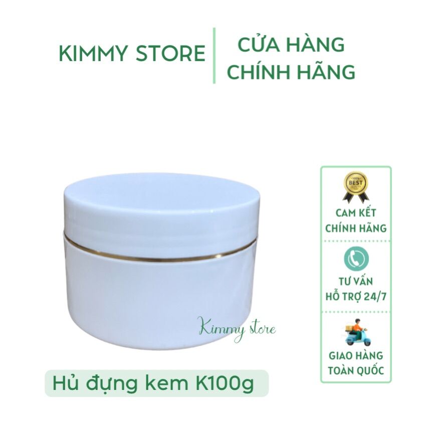 [HCM]Lẻ hủ đựng kem 200g màu trắng đục