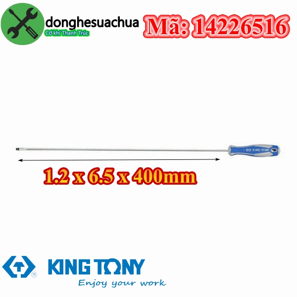 Vít đầu dẹp kingtony 14226516 1.2 x 6.5 x 400mm