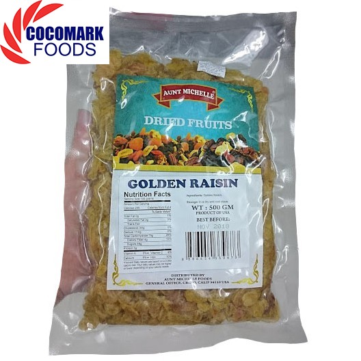 Nho khô vàng Aunt Michelle GoLden Raisin Mỹ 1kg