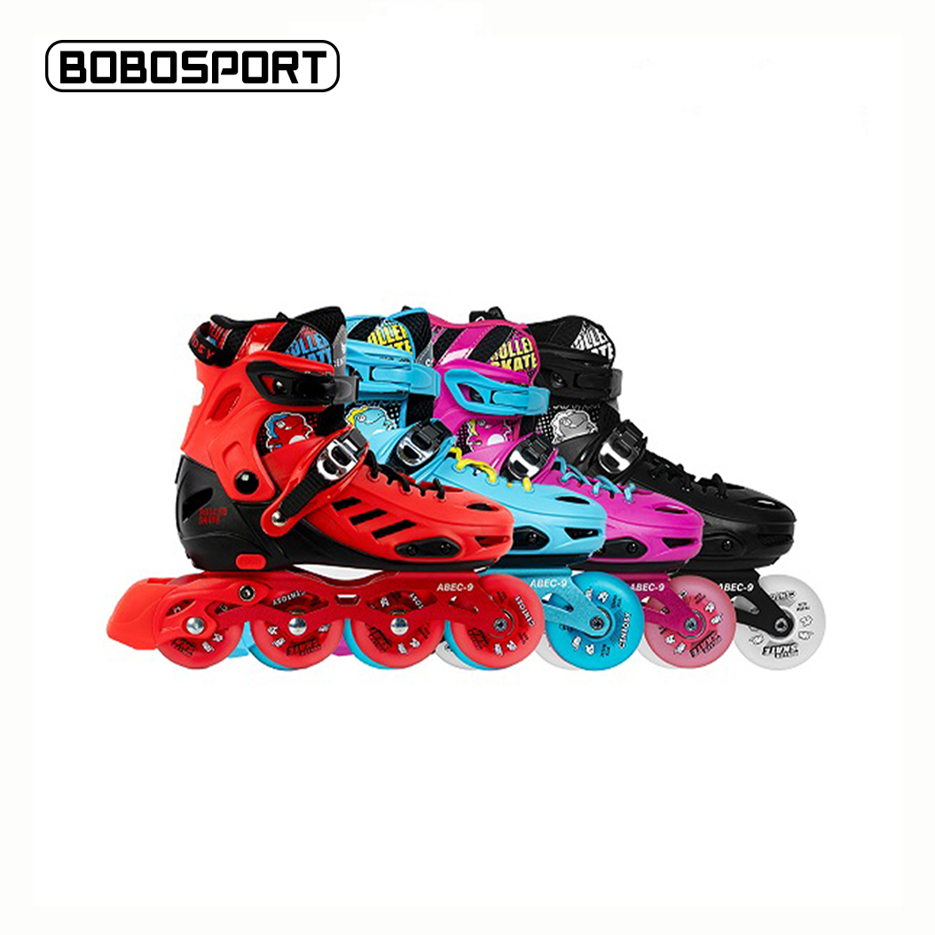 Giày patin trẻ em CENTOSY T REX chính hãng, 8 bánh xe phát sáng, boot tháo rời