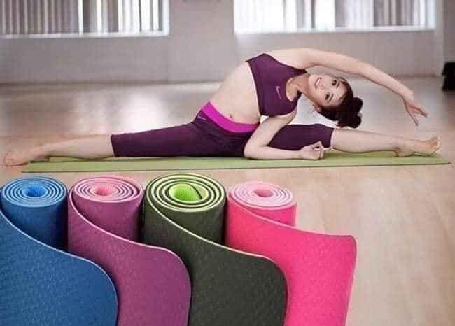 THẢM  tập YOGA 2 LỚP XỊN ĐẸP