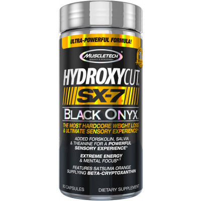 Hydroxycut SX7 Black Onyx hỗ trợ đốt mỡ (80 Viên) [BẢN NHẬP KHẨU]