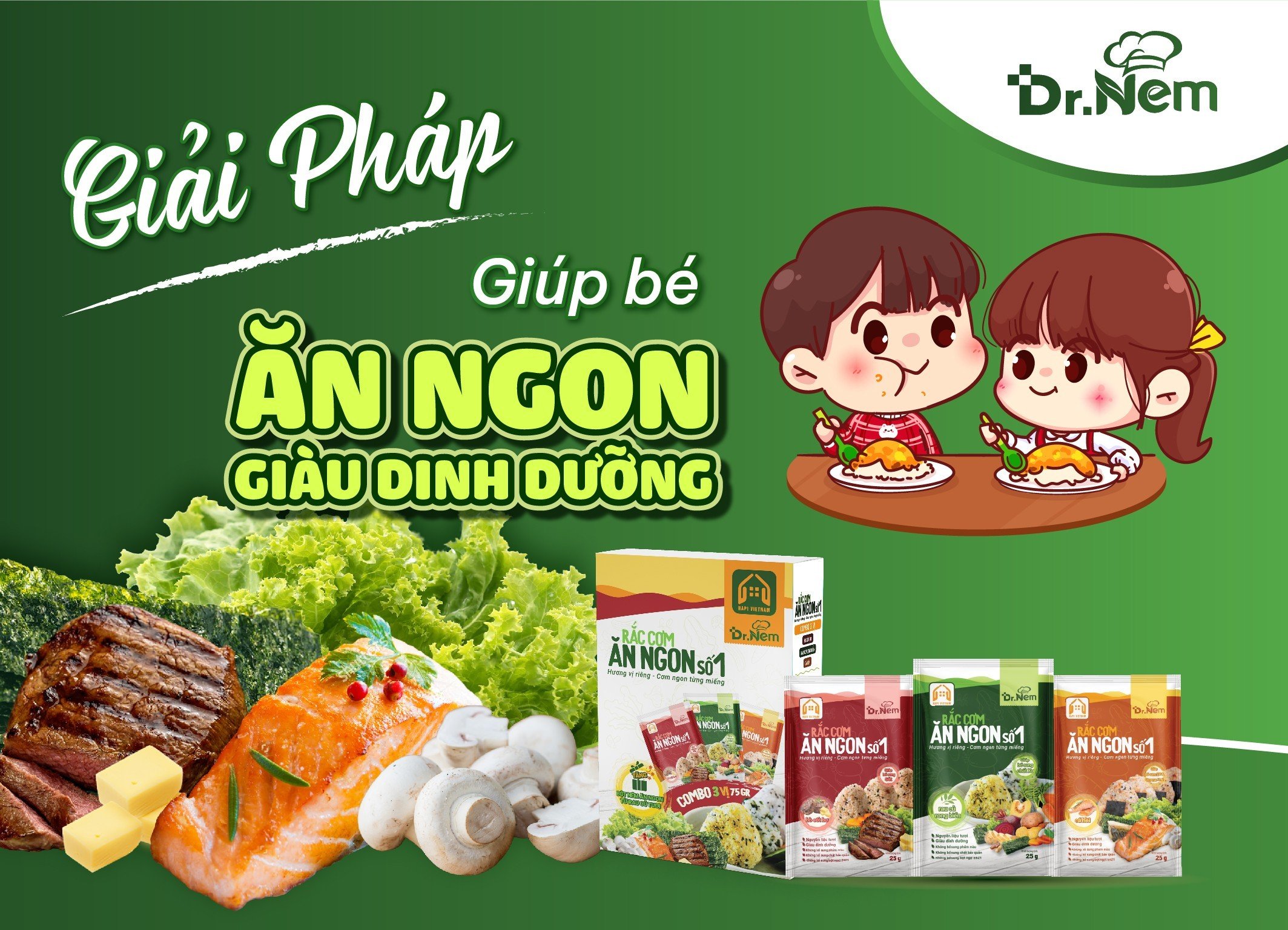 RẮC CƠM ĂN NGON SỐ 1 TỪ NÔNG SẢN VIỆT