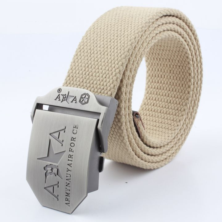 Thắt lưng vải dù canvas mặt khóa Armynauy