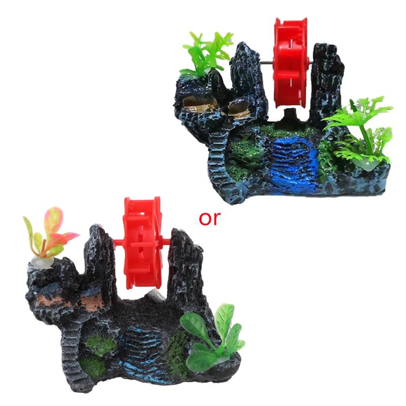 Aquarium Decoration Simulation Rockery Resin Crafts For Fish Tank Landscaping