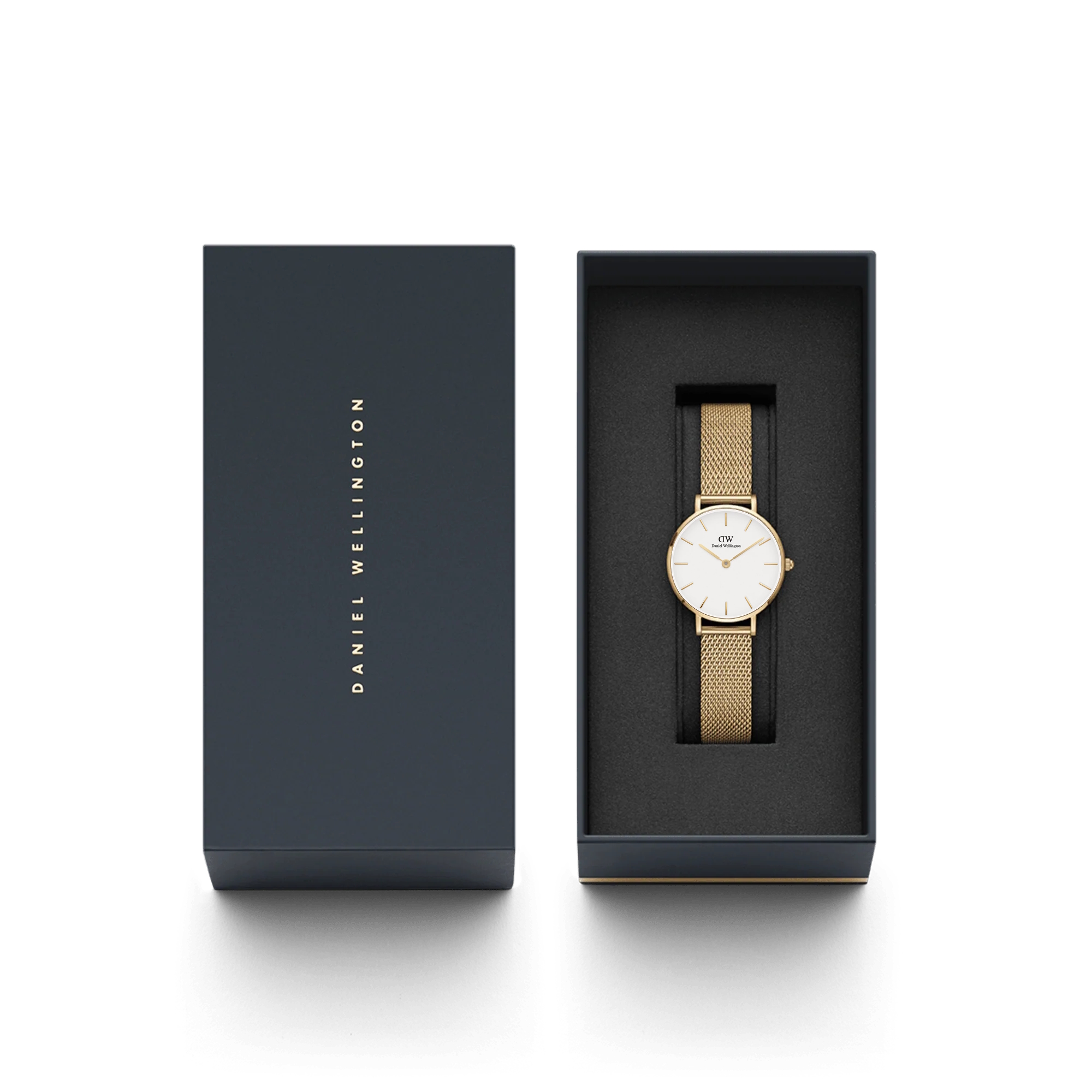 Đồng hồ đôi DW Petite Fullbox Kính Sapphire