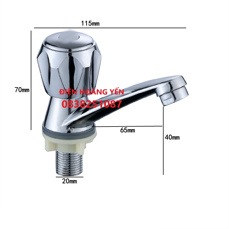 Vòi lavabo rửa mặt một đường nước lạnh. giá tốt và chất lượng tốt hiệu suất cao bền bỉtiện lợi