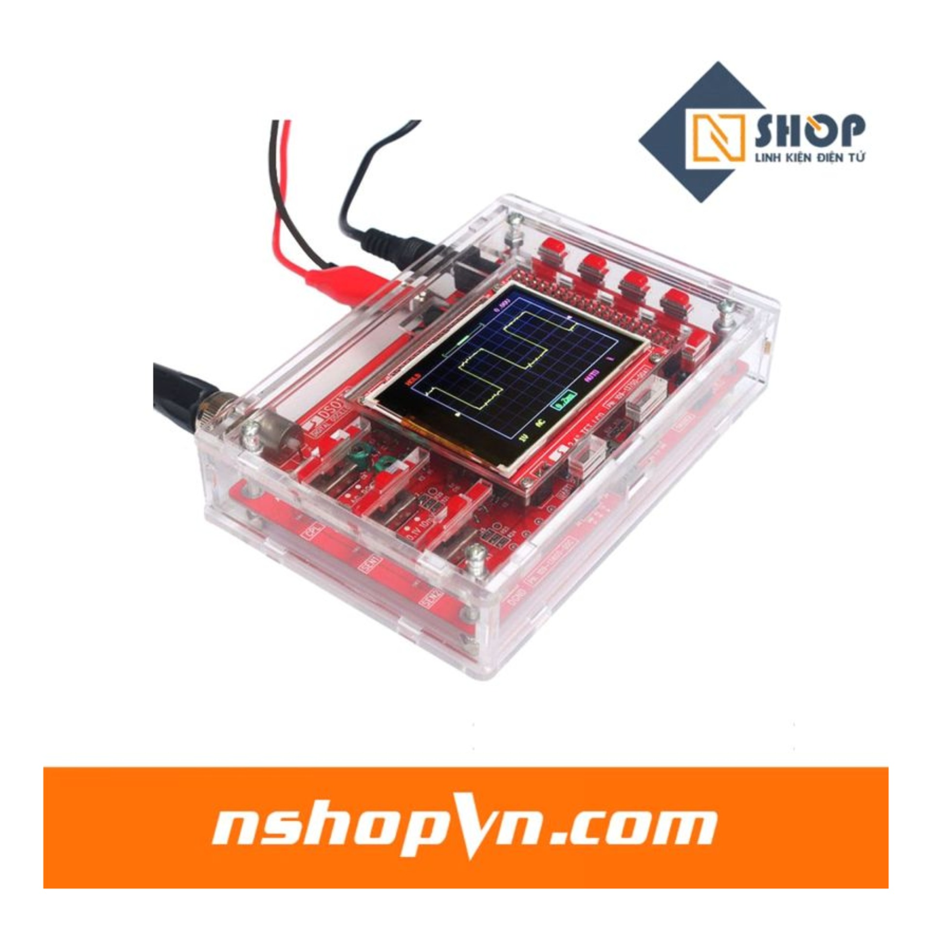 Vỏ mica máy hiện sóng Mini Digital Oscilloscope DSO138