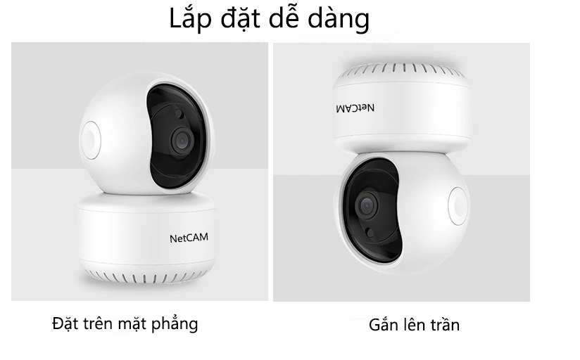 [HCM]Camera IP Wifi NetCAM NVB2.0 (2MP) - Hãng Phân Phối Chính Thức
