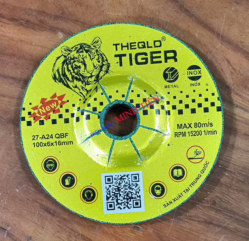 Đá mài sắt, Inox hiệu Tiger  kích thước 100mm