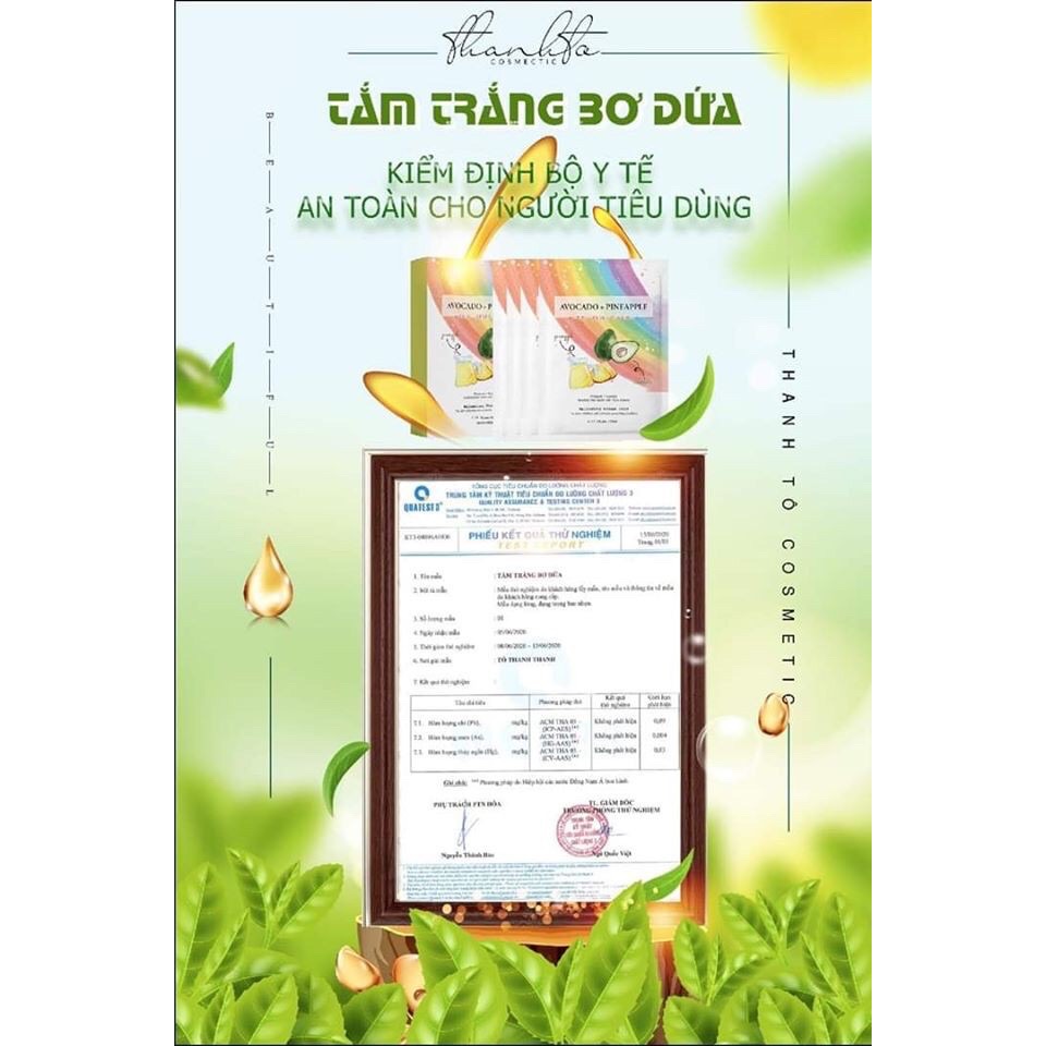 [HCM]TẮM TRẮNG BƠ DỨA