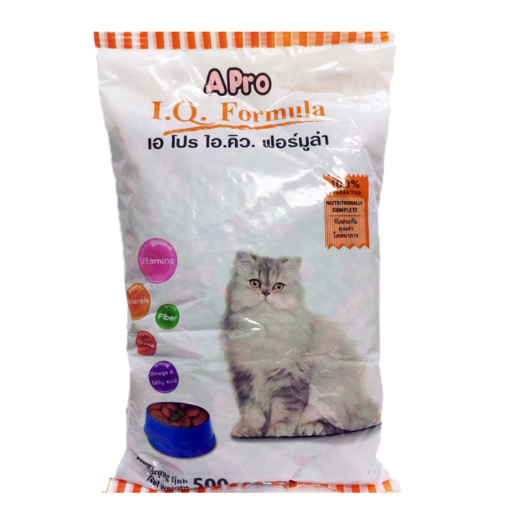 [HOÀN TIỀN 10%]Thức ăn cho mèo Apro IQ Formula 500g - CutePets