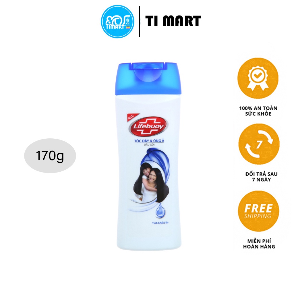 [TI MART] Dầu gội Lifebuoy tóc dày óng ả 170g