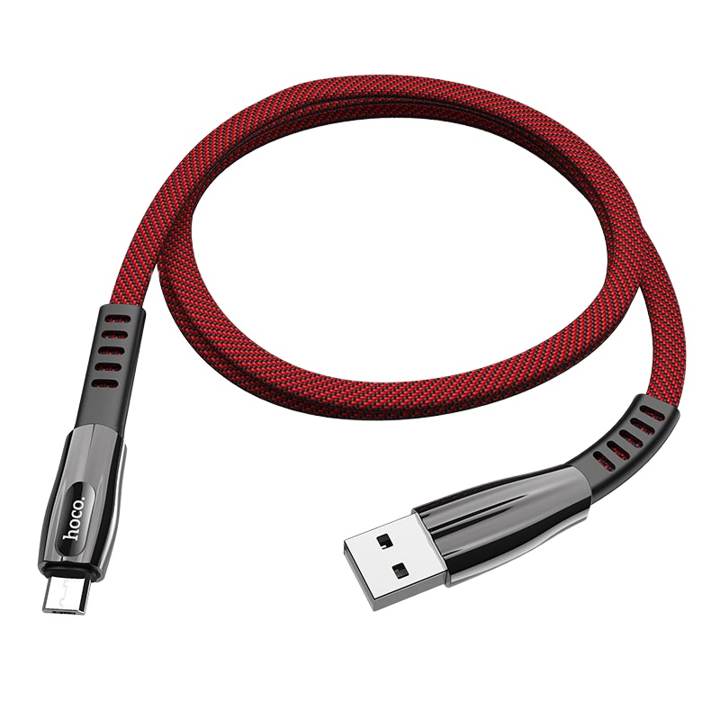 Cáp Sạc Nhanh Hoco U70 Dây Dù Micro 2.4a Dài 1.2m