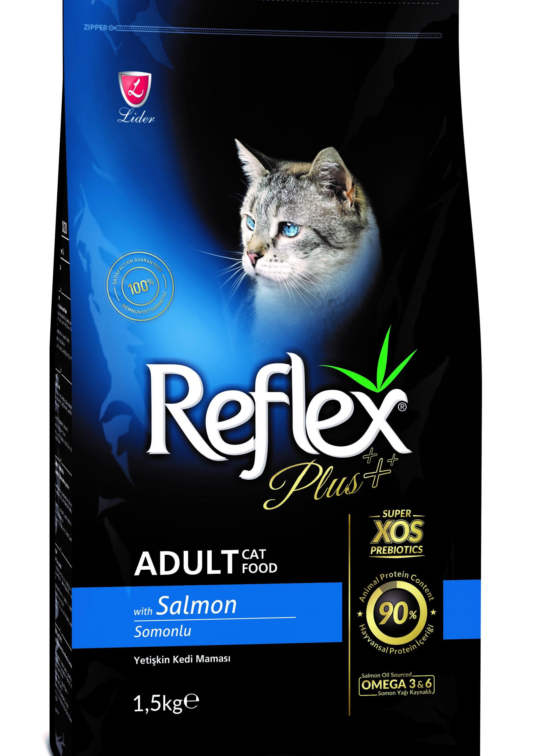 Thức ăn hạt khô Reflex Plus cho mèo các loại 1,5kg