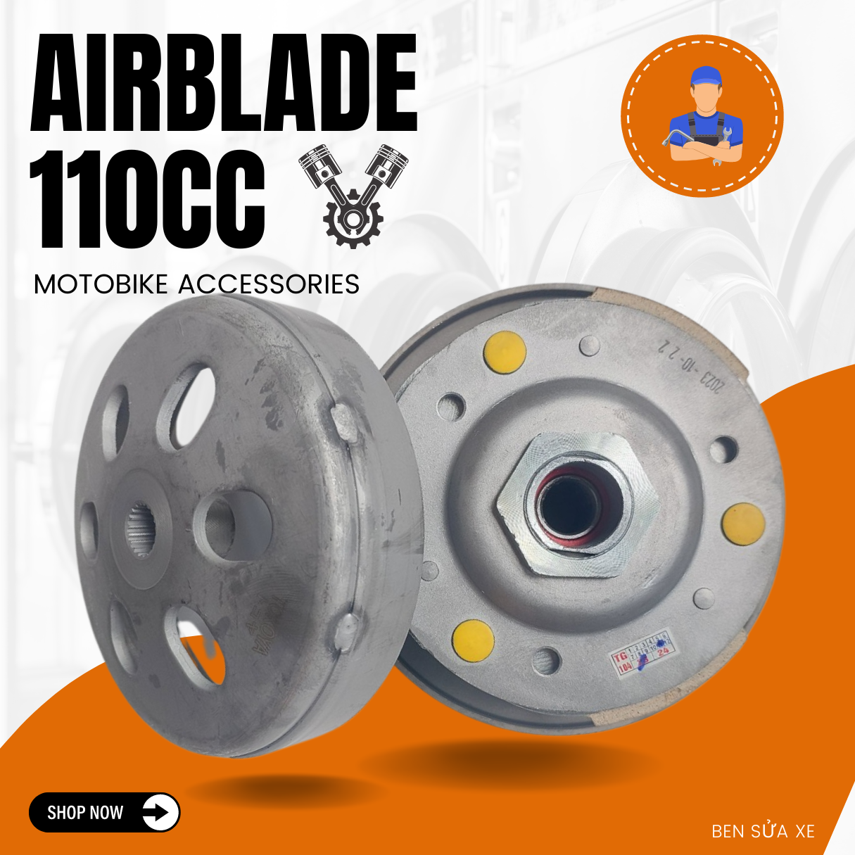 Bộ nồisau air blade 110, lead 110, click 110, scr