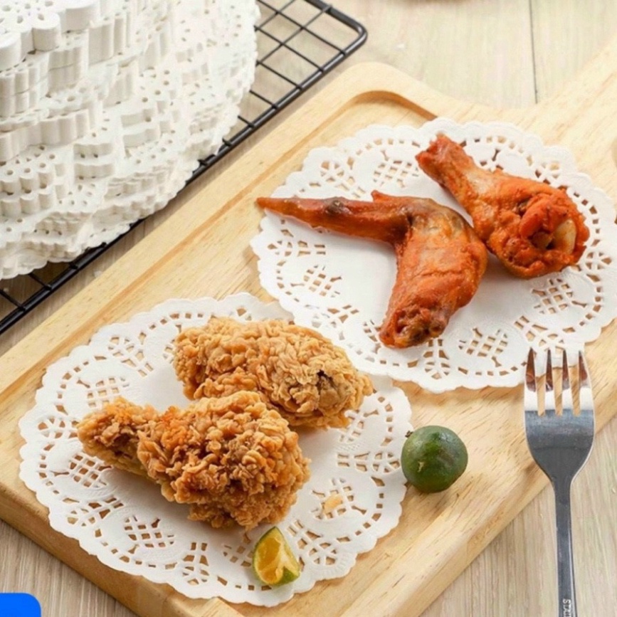 Giấy Thấm dầu ăn, hút dầu mỡ họa...
