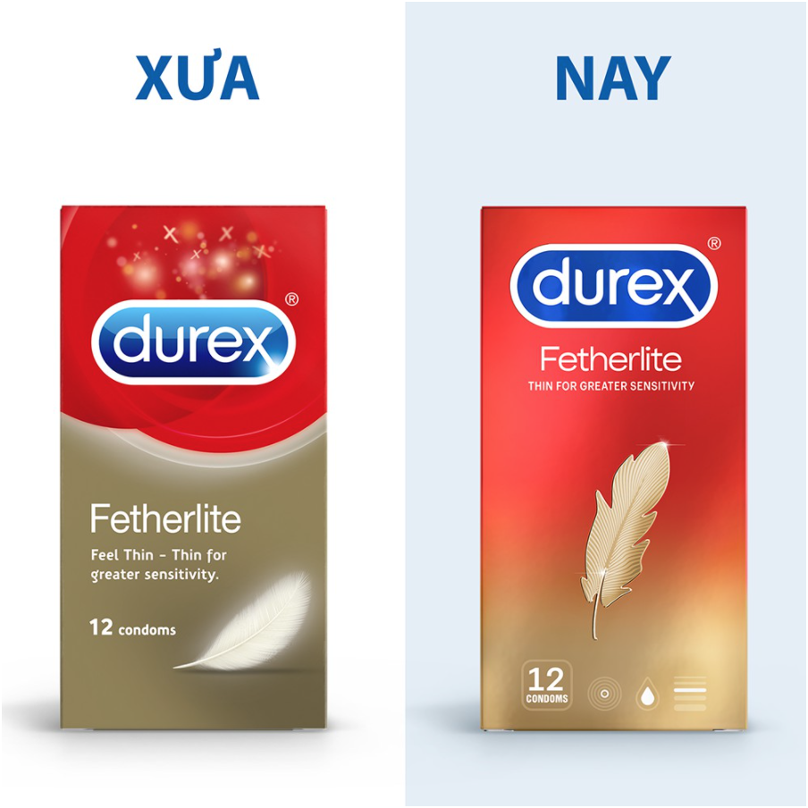 Combo 4 Hộp 48 Cái Bao Cao Su Siêu Mỏng Durex Fetherlite