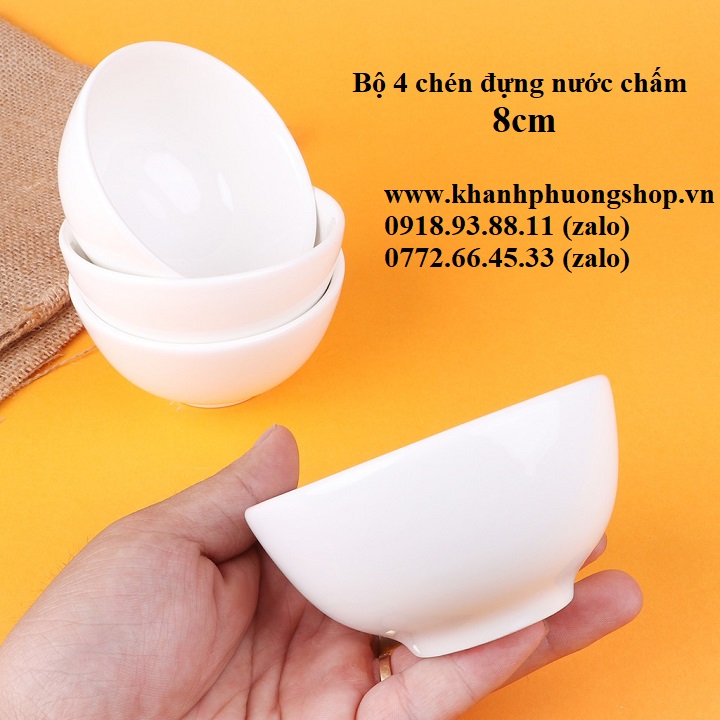 Chén sứ đựng nước chấm - chén sứ đựng nước chấm
