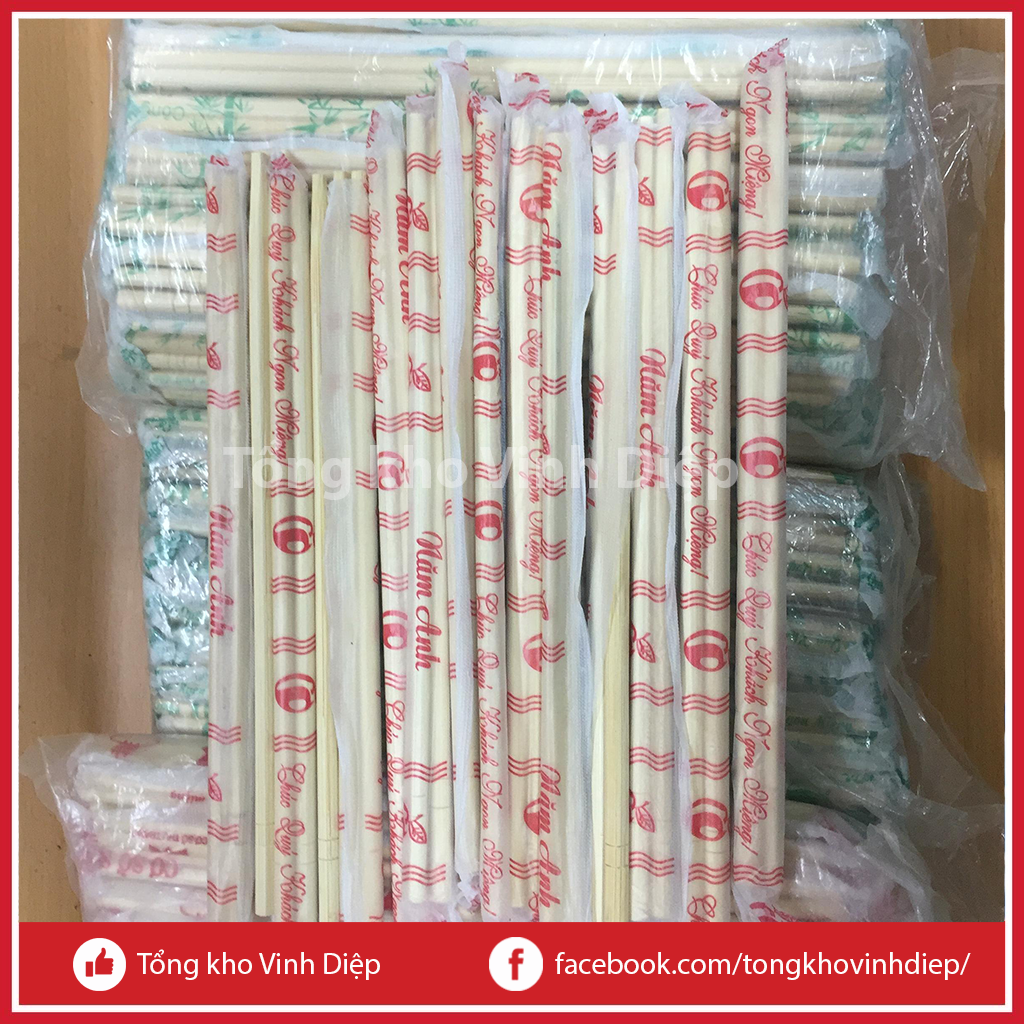 40 đôi đũa dùng 1 lần, đũa tre ăn liền