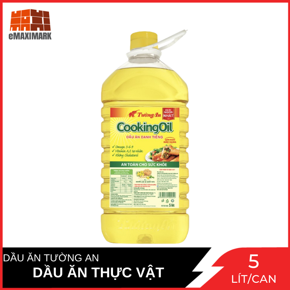 Dầu ăn thực vật tường an cooking oil can 5l