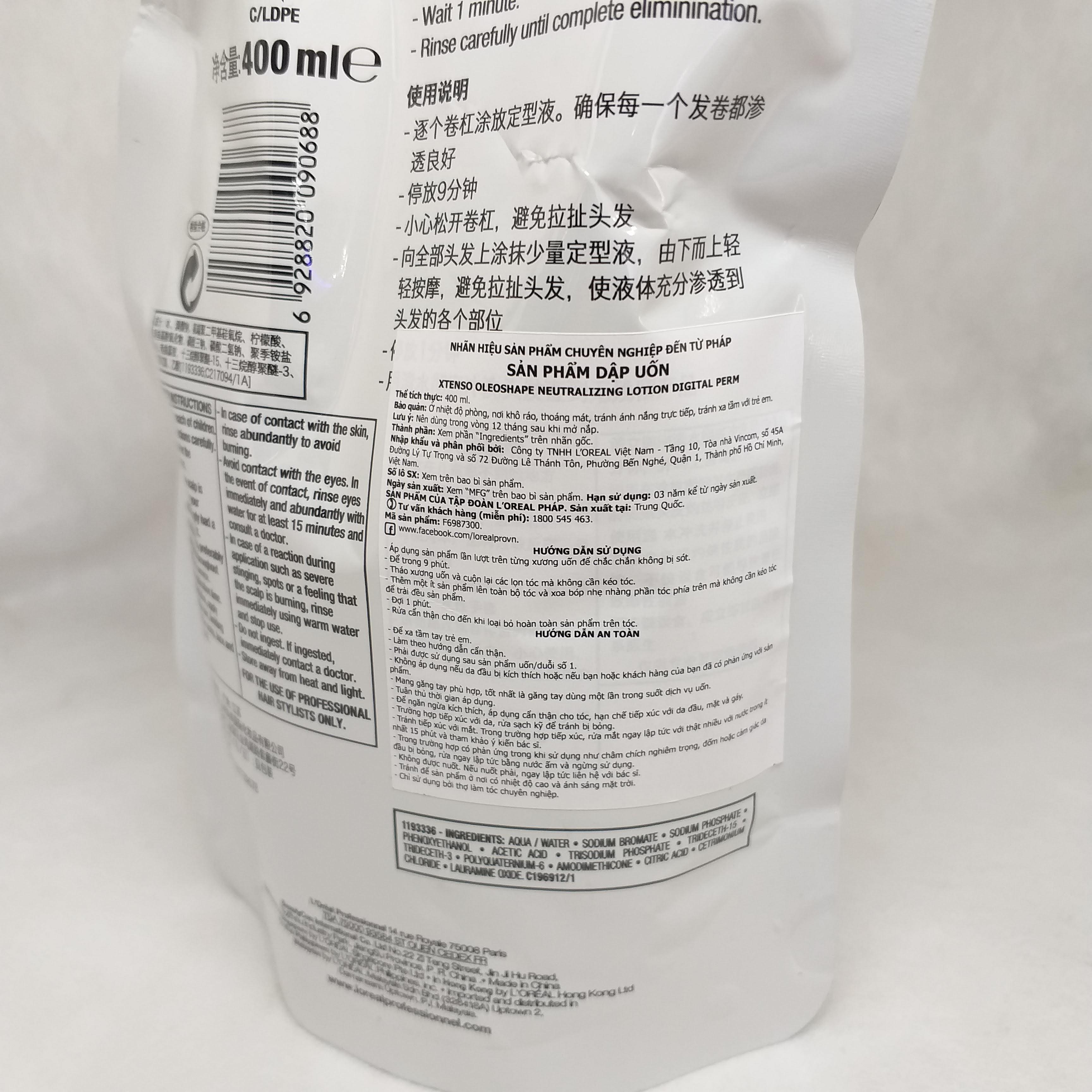 [HCM]Kem dập uốn Loreal 400ml