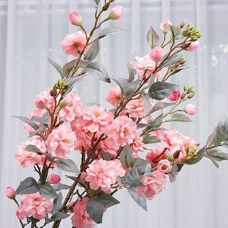 Hoa Trà dài 90cm, Hoa Đào Nhật loại đẹp 024
